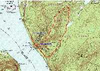 map of hike