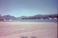 looking back at island