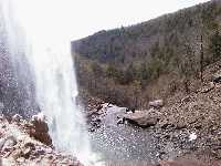 behind upper falls